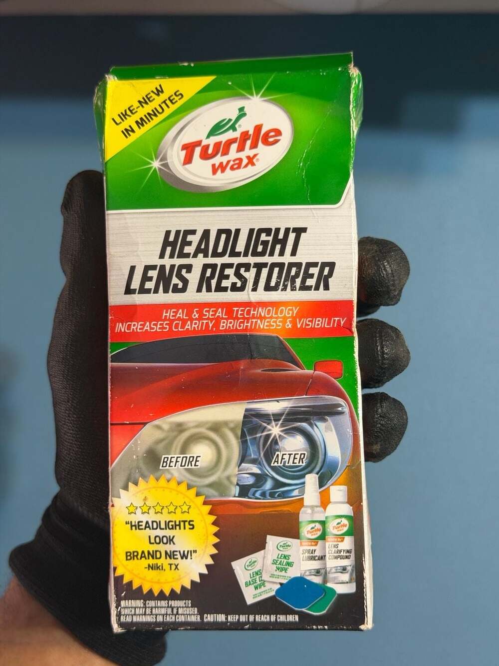 Turtle Wax Headlight Lens Restorer Kit T240KT
